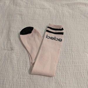 Bebe pink socks